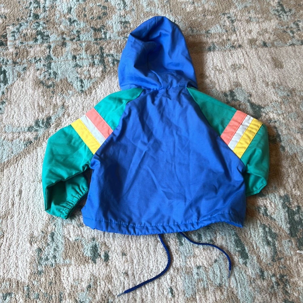 Colorful Kids Raincoat with Hood - Picture 4 of 5